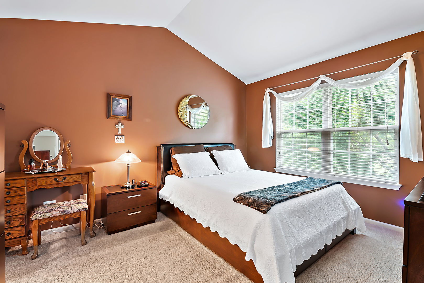 2926 Rutland Circle Naperville, IL 60564 - Photo 4 of 9 a bedroom with a bed and a large window
