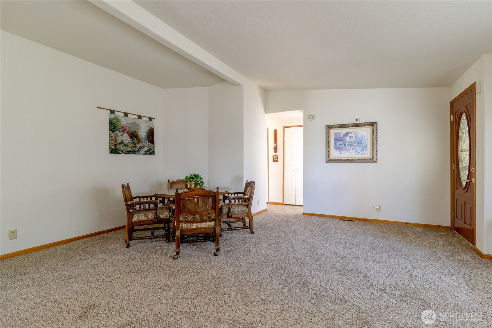 1312 Rancho Villa Walla Walla, WA 99362 - Photo 10 of 22 a view of a workspace with furniture and a window