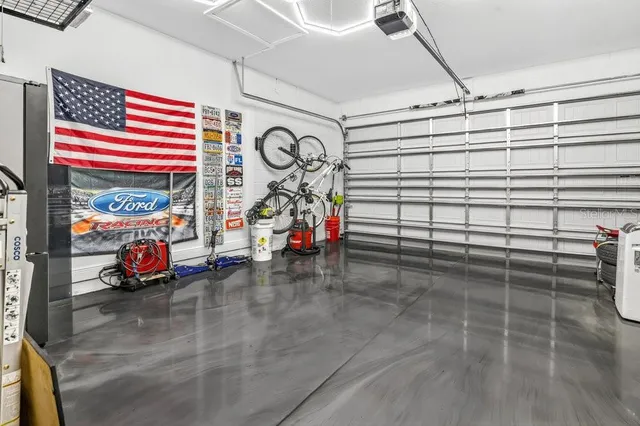 view of a room with gym equipment