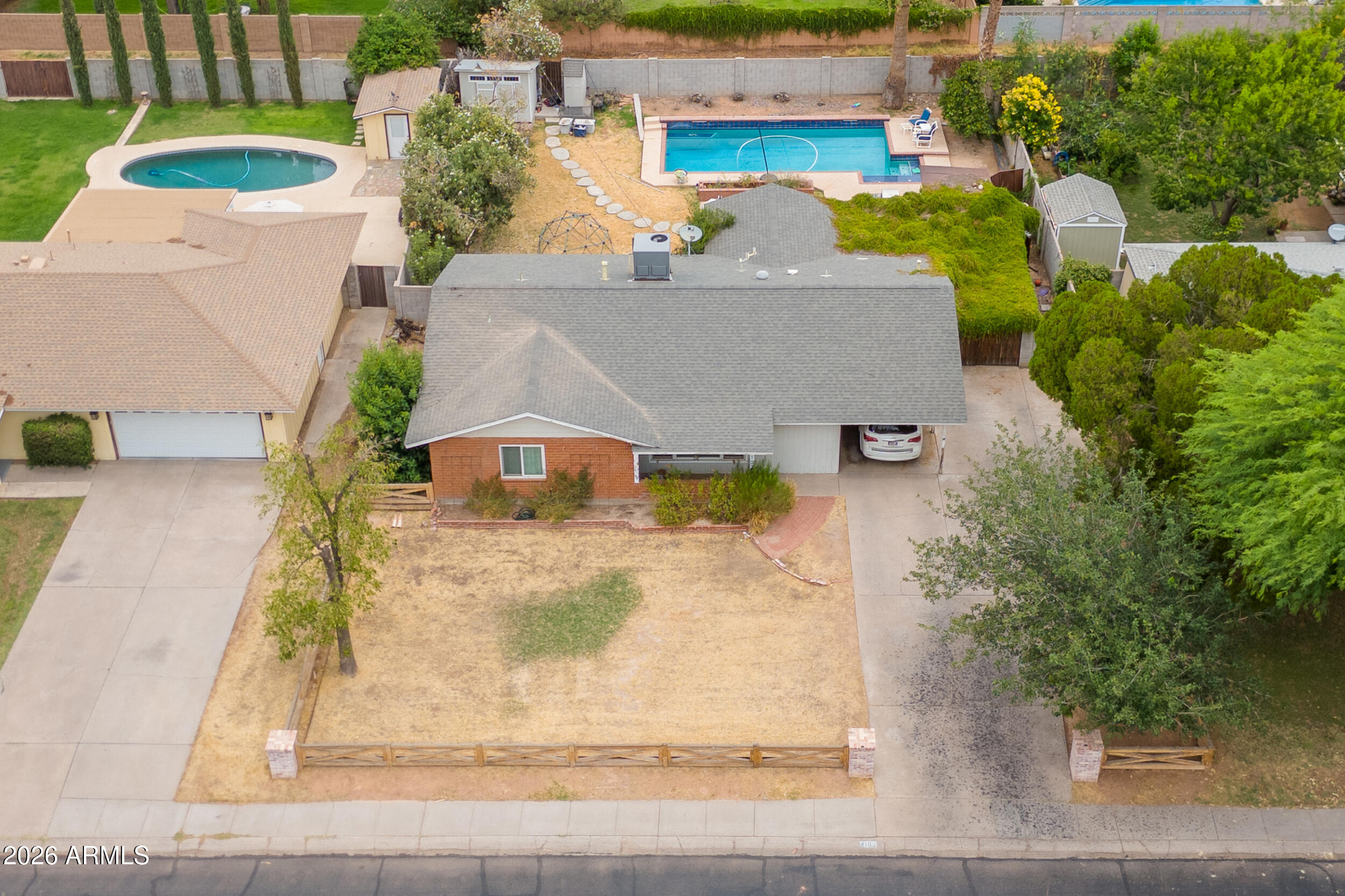 4102 East Osborn Road, Unit 588 Phoenix, AZ 85018 - Photo 5 of 9 Front Aerial
