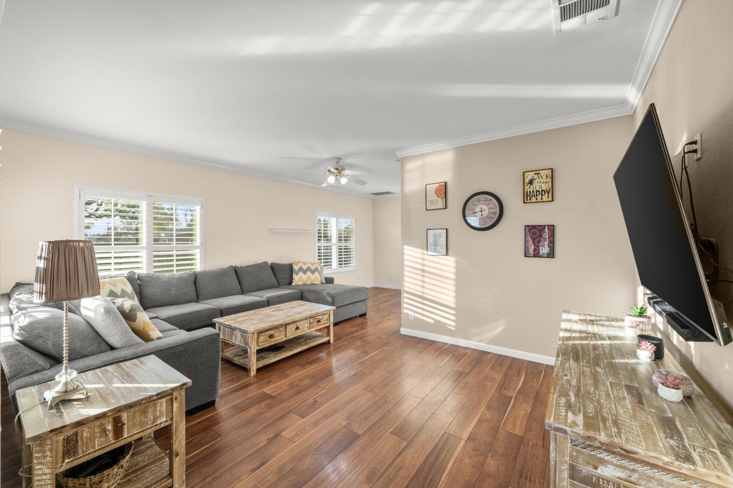 5001 Boyd Drive Carmichael, CA 95608 - Photo 3 of 49 a living room with furniture and a flat screen tv