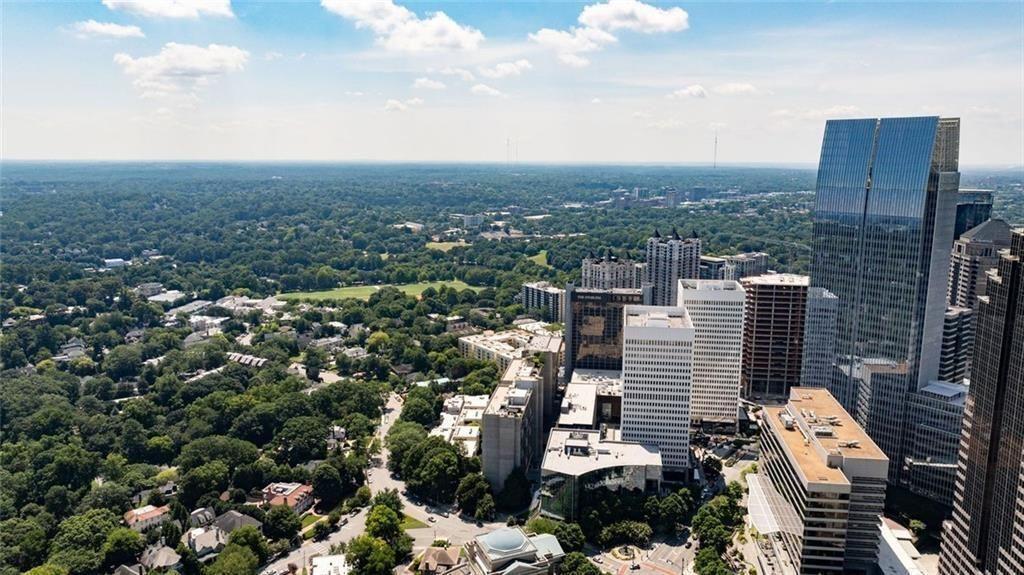 145 15th Street Northeast, Unit 602 Atlanta, GA 30361 - Photo 9 of 43 an aerial view of city