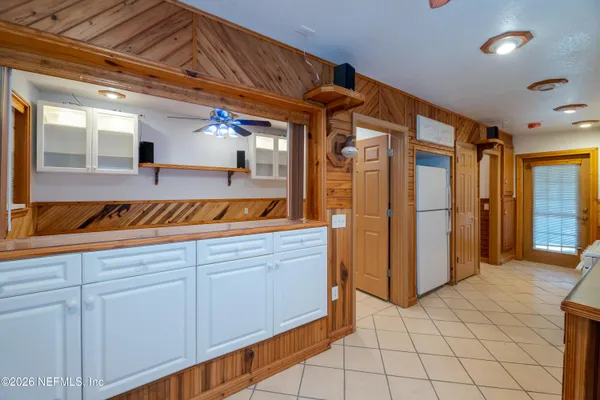 a view of a house with wooden floor