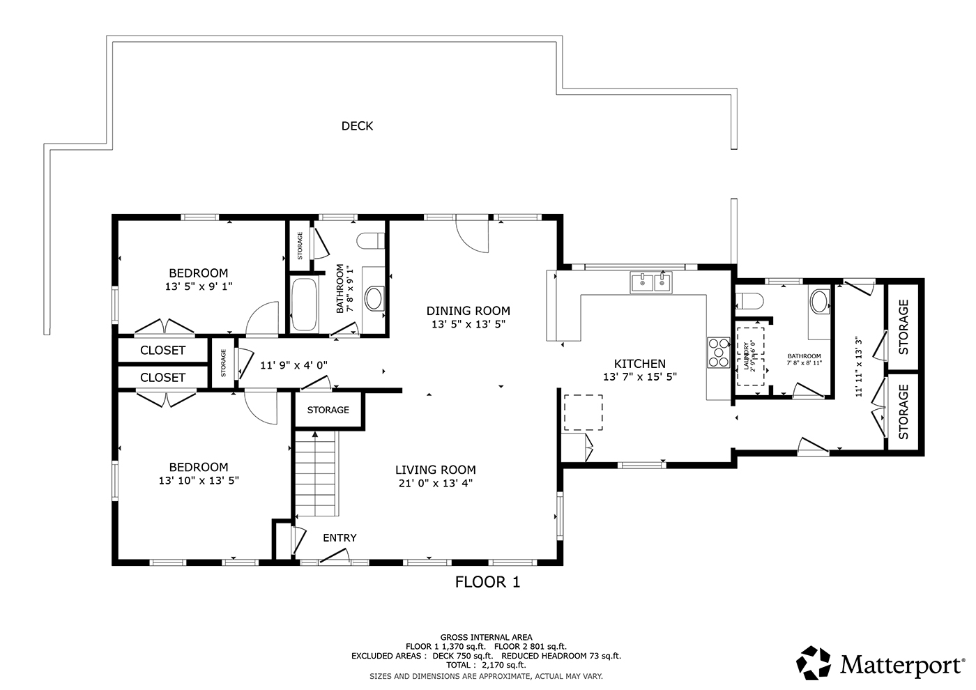 2237 Appleton Ridge Road Appleton, ME 04862 - Photo 82 of 84 Floor Plan: Main House Main Floor