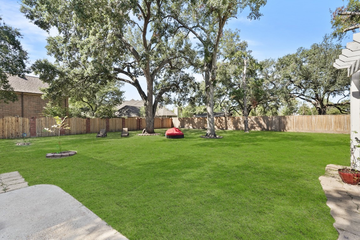 1441 Bingle Road Spring Valley Village, TX 77055 - Photo 35 of 46 The expansive backyard on this half acre lot is waiting for your pool, outdoor activities and holiday gatherings
