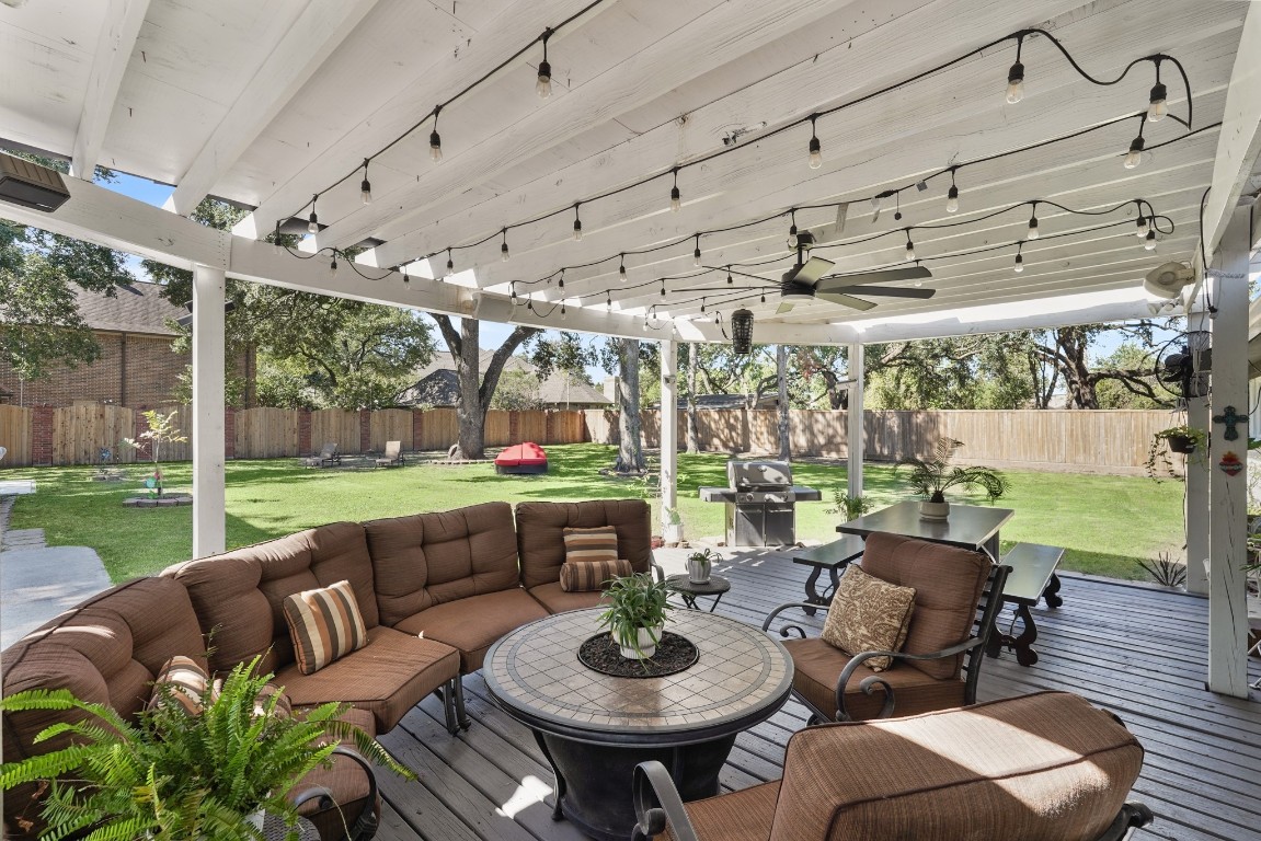 1441 Bingle Road Spring Valley Village, TX 77055 - Photo 7 of 46 Check out this amazing back yard and patio. New fencing surrounds the property