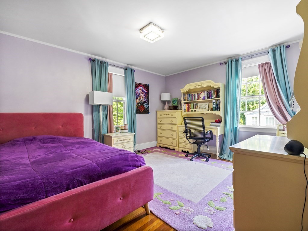 6 Appleby Road Wellesley, MA 02482 - Photo 14 of 21 a bedroom with a bed and a large window