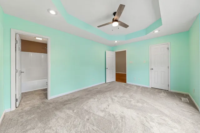 a view of an empty room