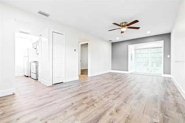 wooden floor in an empty room
