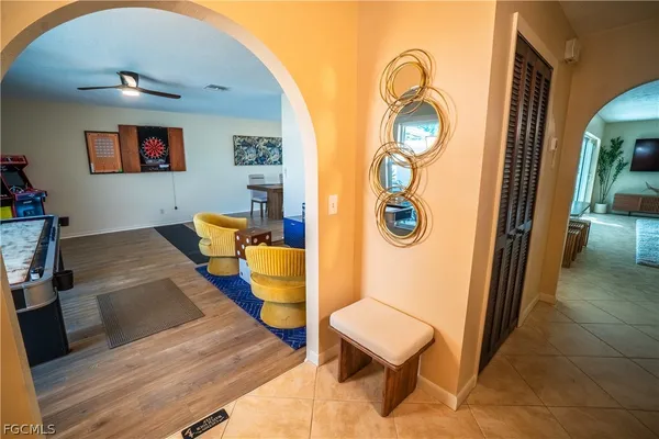 a view of a living room