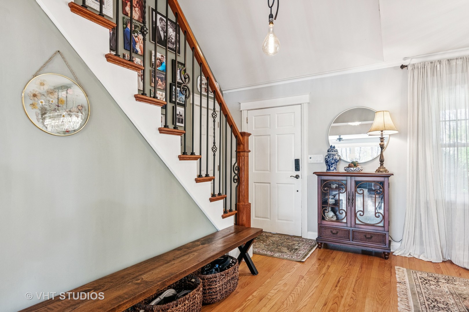 59 2s283 Route Warrenville, IL 60555 - Photo 21 of 49 a view of entryway with wooden floor