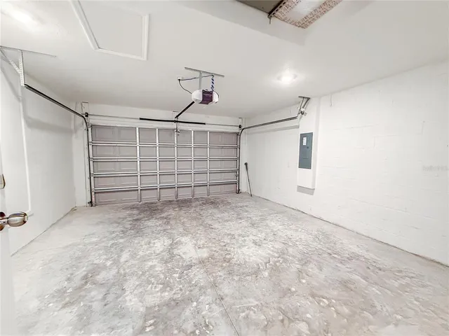 a view of a room with an empty space