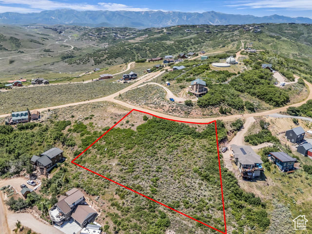 293 Ridge Top Road, Unit 184 Coalville, UT 84017 - Photo 4 of 26 View of rural area featuring property boundaries highlighted and a mountainous background
