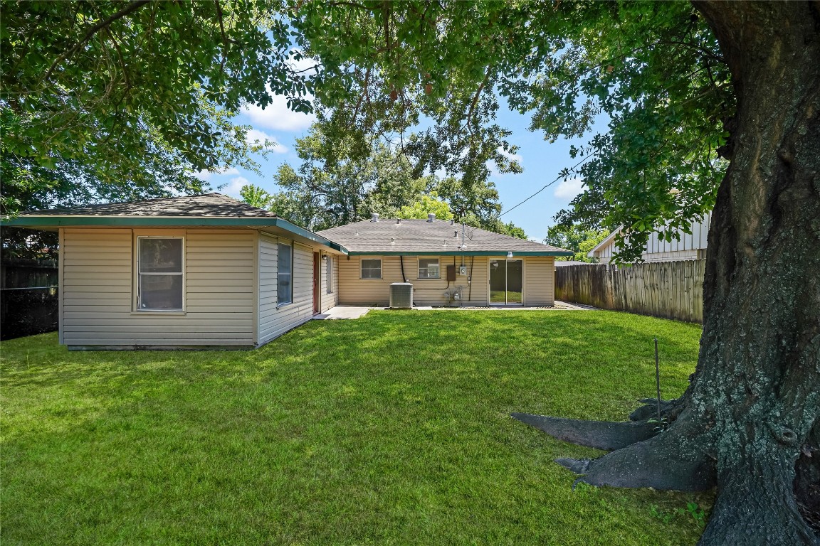 8527 Brower Street Houston, TX 77017 - Photo 19 of 19 a front view of a house with a garden