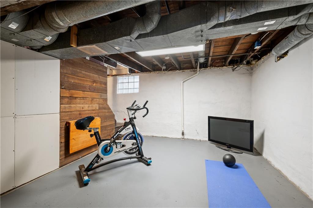 232 Naugle Road Beaver Falls, PA 15010 - Photo 20 of 26 Workout space located in the basement can be finished to be a home office or playroom.