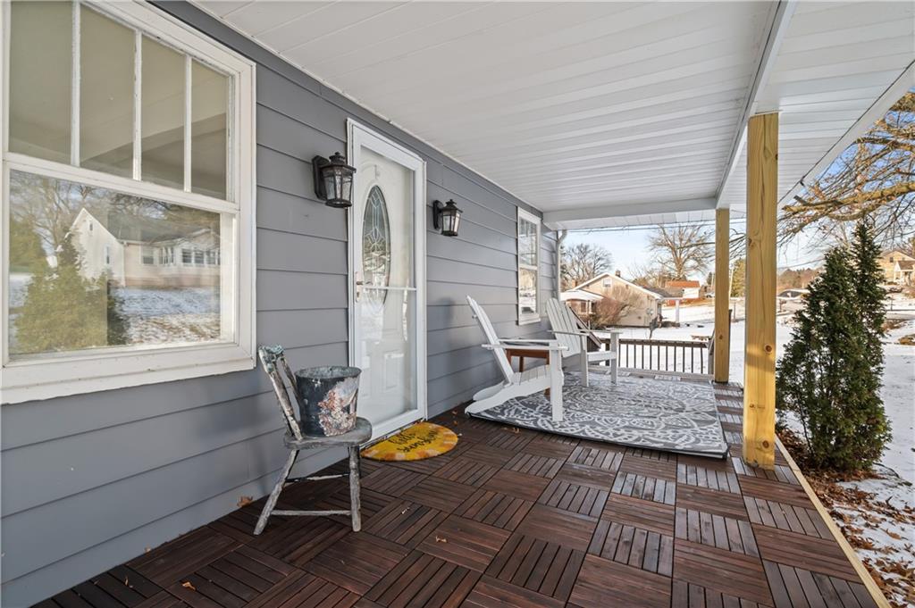 232 Naugle Road Beaver Falls, PA 15010 - Photo 4 of 26 Beautifully updated covered front porch.
