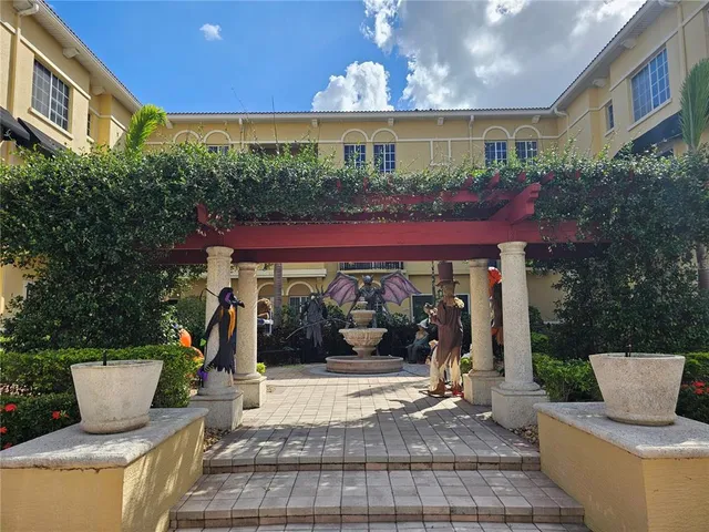 a view of a house with patio