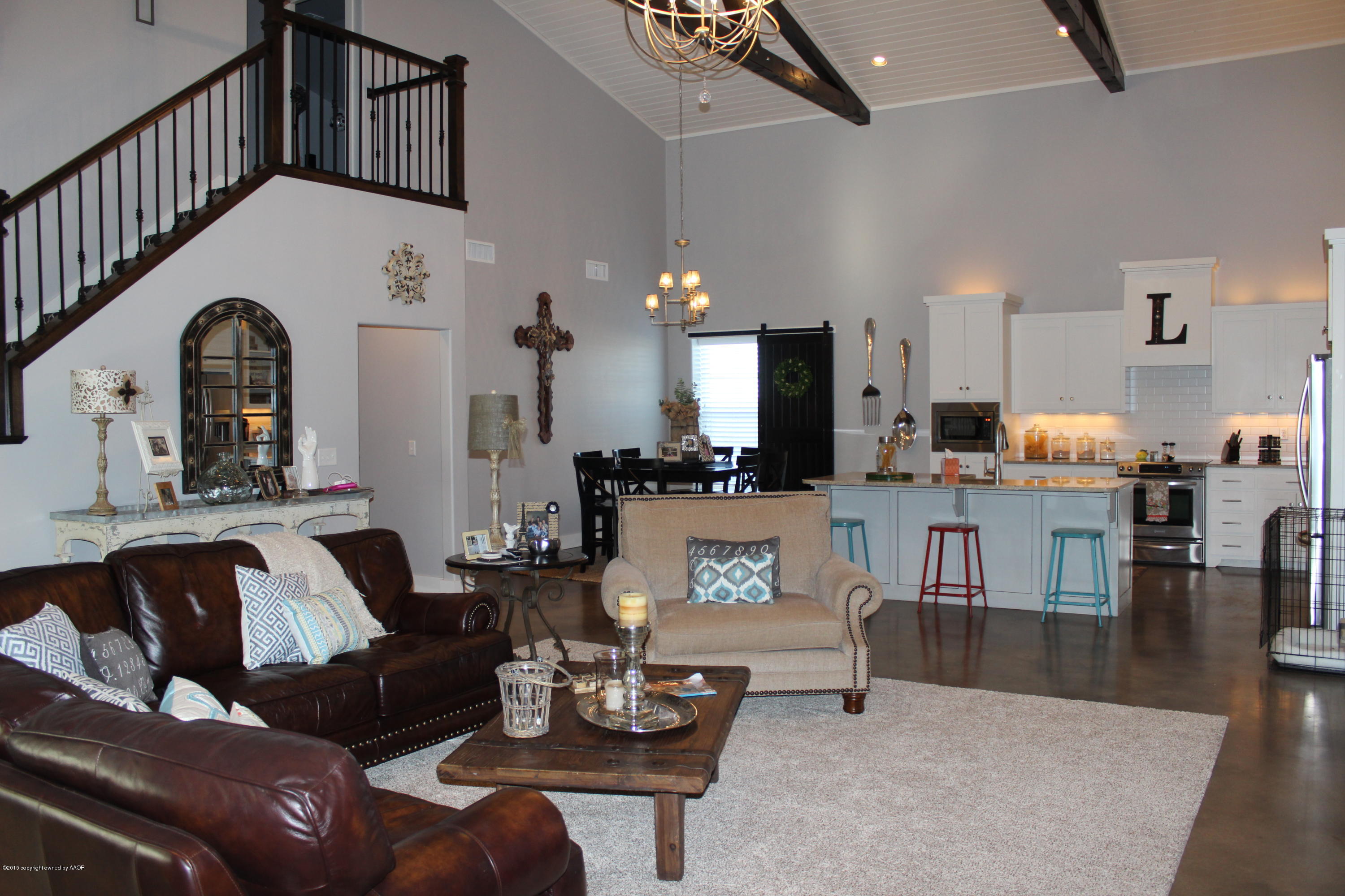 7450 Arnot Road Amarillo, TX 79119 - Photo 16 of 46 Great Room / Kitchen