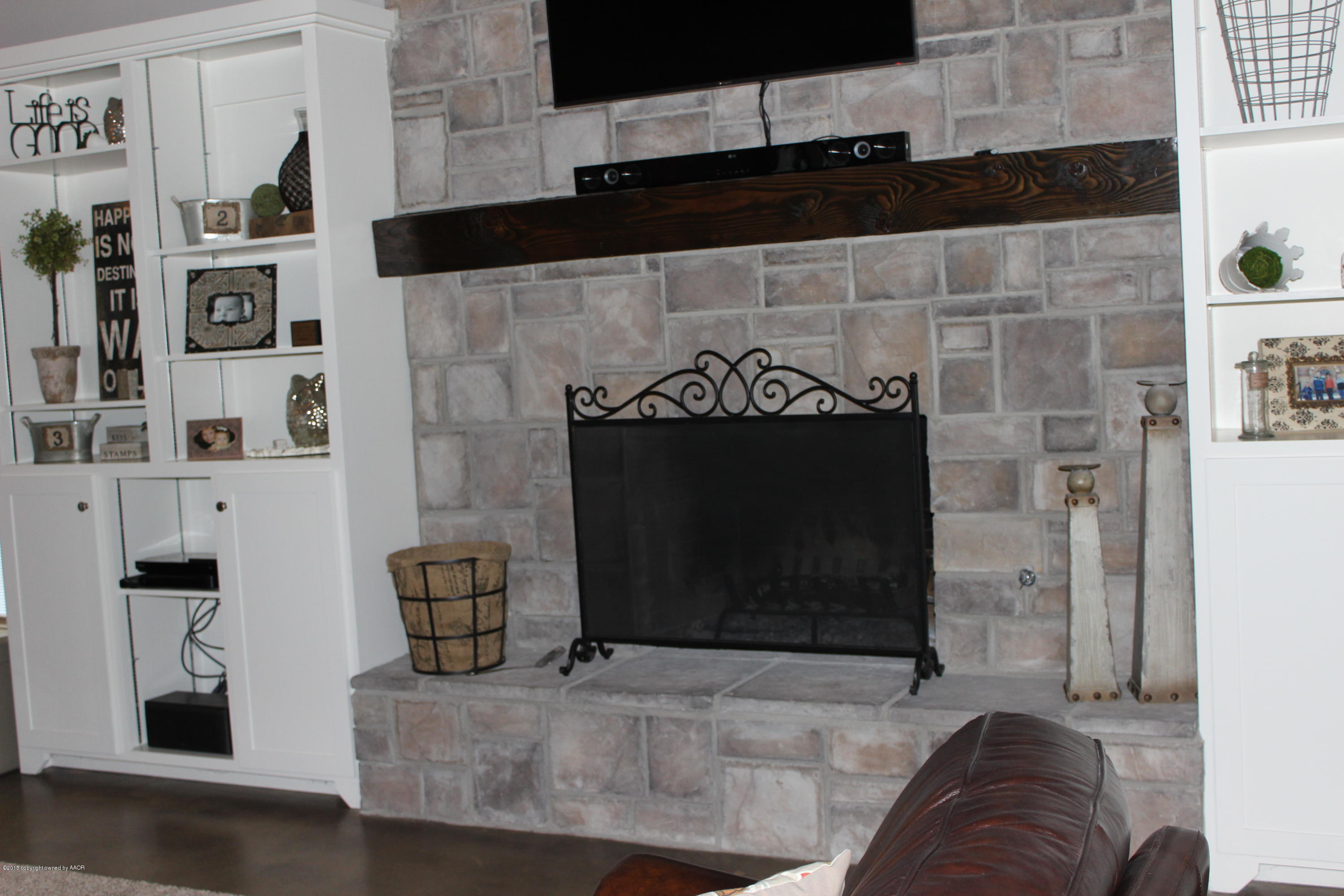 7450 Arnot Road Amarillo, TX 79119 - Photo 17 of 46 Fireplace