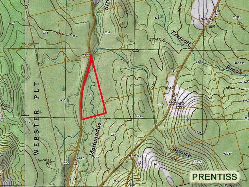 Lot 3 Rt 170 Road Springfield, ME 04487 - Photo 4 of 6 prentiss-me-land-topography