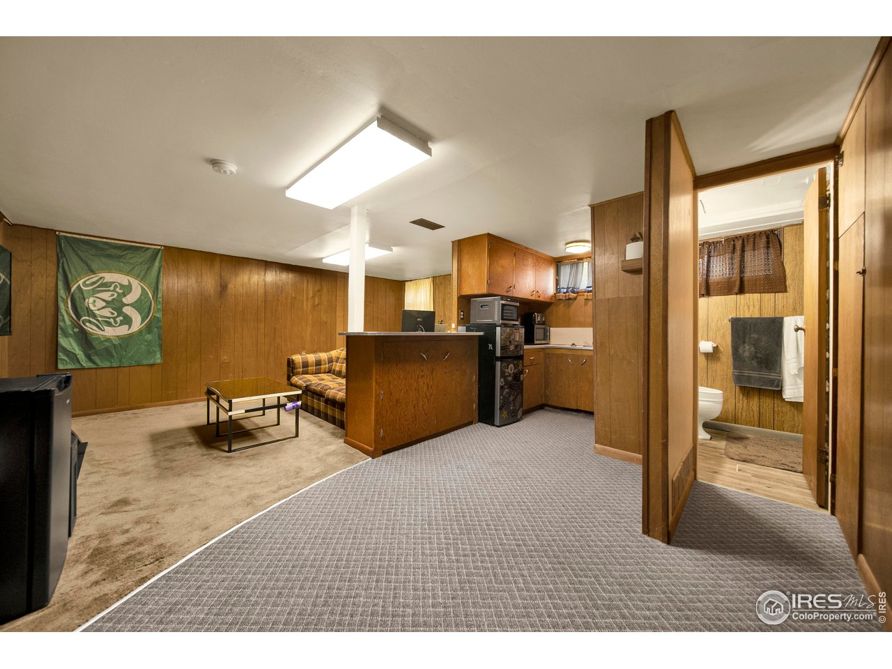 724 Carson Street Brush, CO 80723 - Photo 17 of 29 Basement kitchenette/living room
