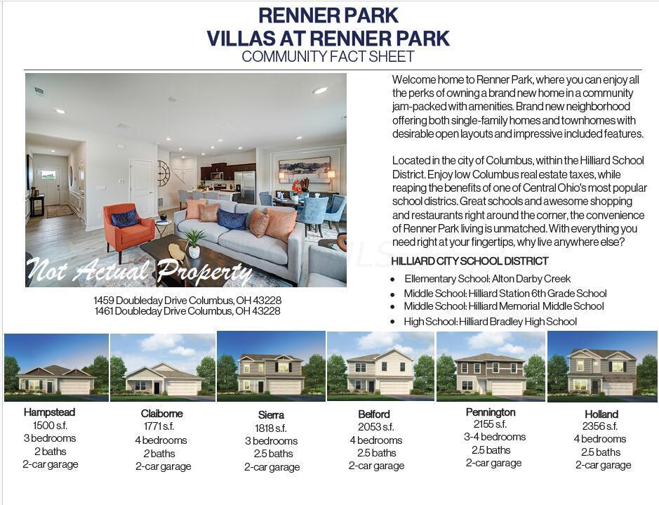1509 Raley Way Columbus, OH 43228 - Photo 18 of 18 Renner Fact Sheet