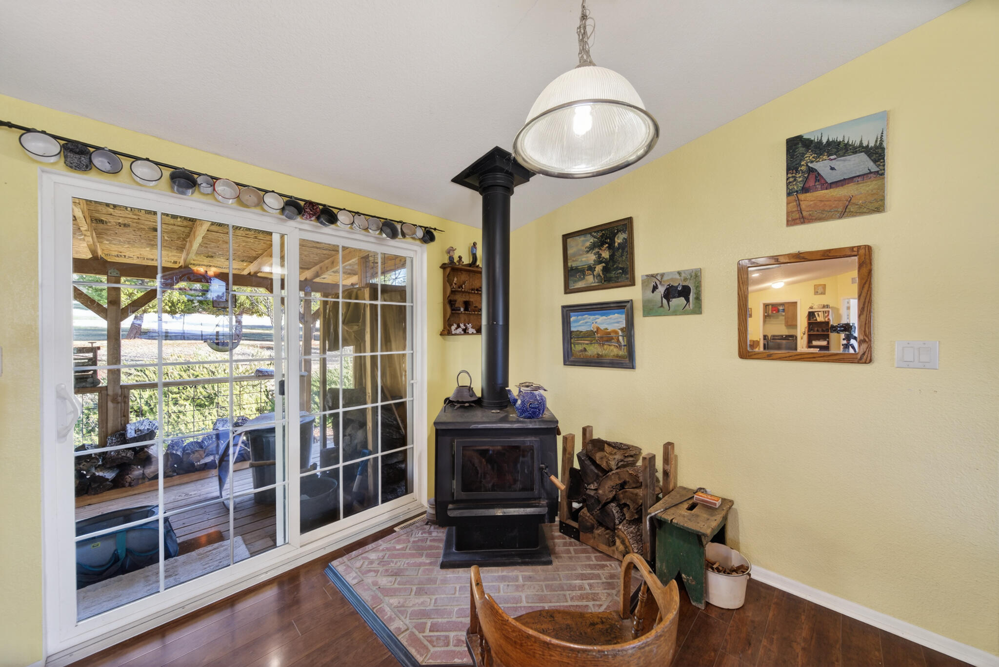 32017 Rock Creek Road Manton, CA 96059 - Photo 15 of 57 a living room with furniture and a large window