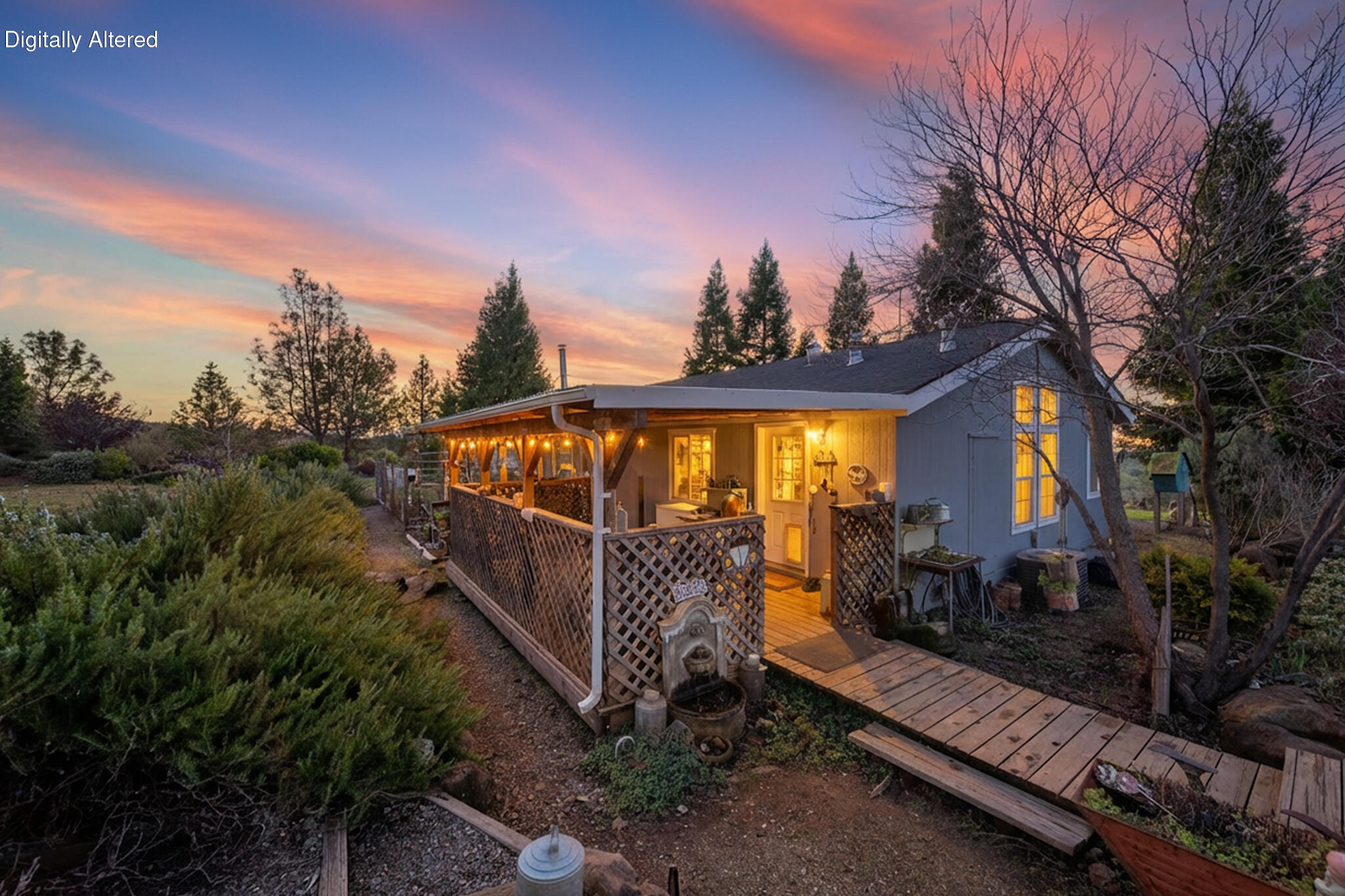 32017 Rock Creek Road Manton, CA 96059 - Photo 26 of 57 a view of a house with a yard