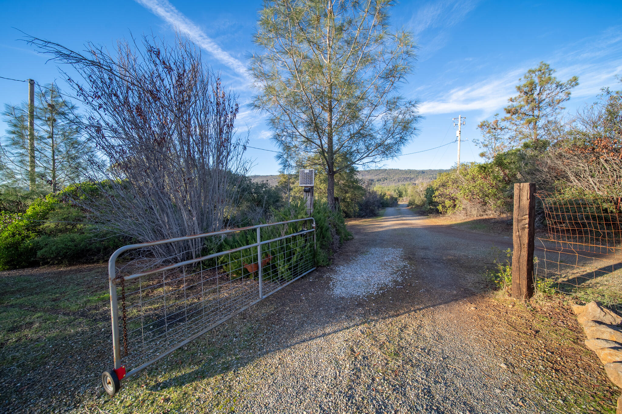 32017 Rock Creek Road Manton, CA 96059 - Photo 37 of 57 a view of a pathway with a wrought fence