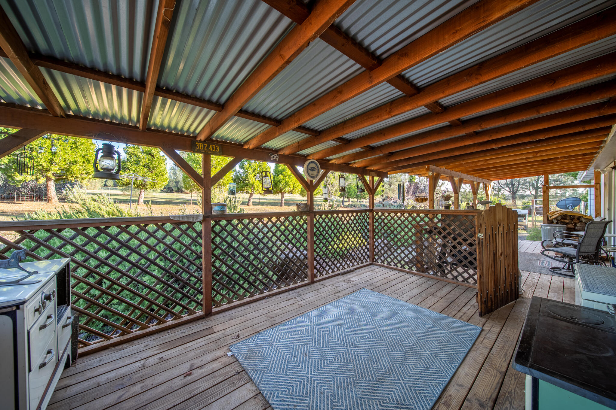 32017 Rock Creek Road Manton, CA 96059 - Photo 40 of 57 a view of outdoor space with wooden floor