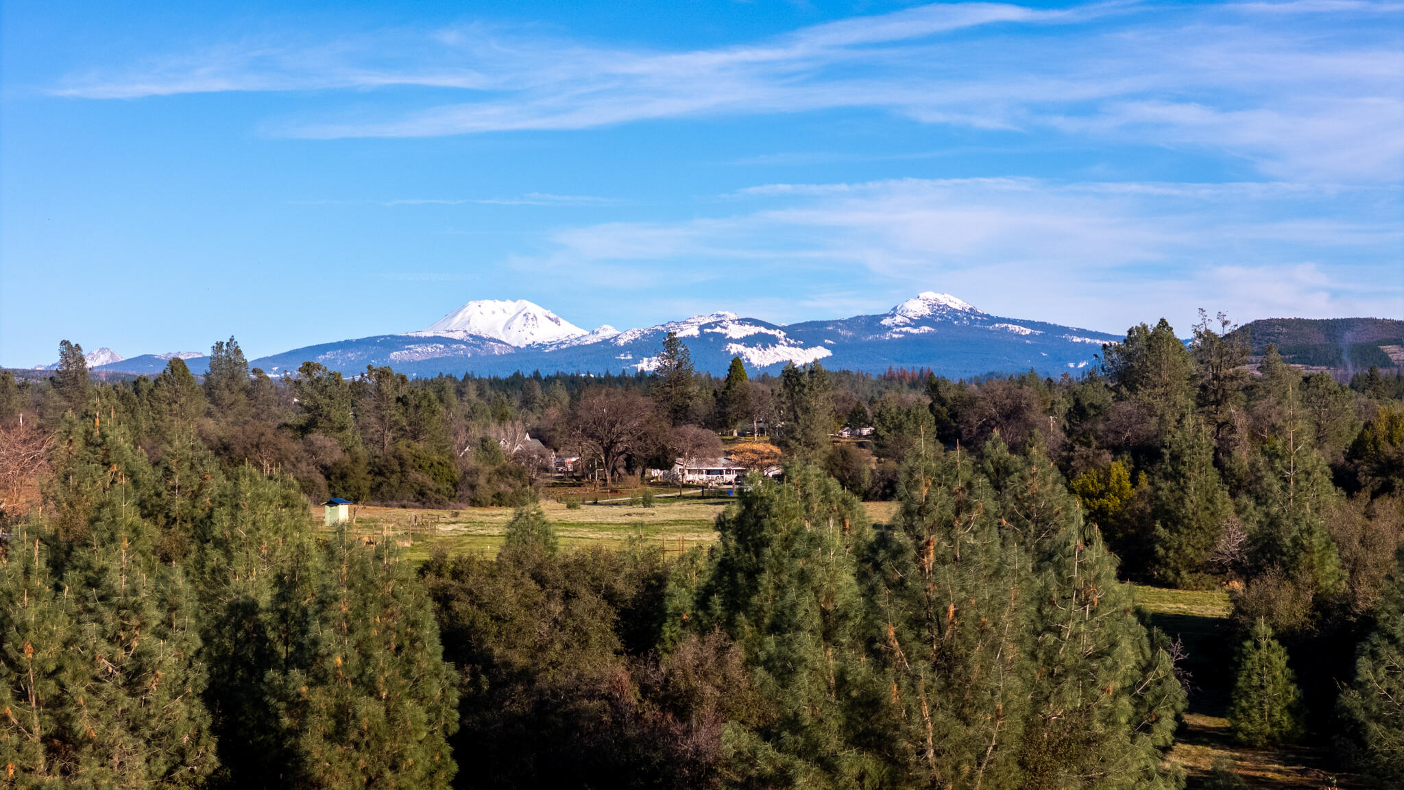 32017 Rock Creek Road Manton, CA 96059 - Photo 51 of 57 a view of a lake with a mountain in the background