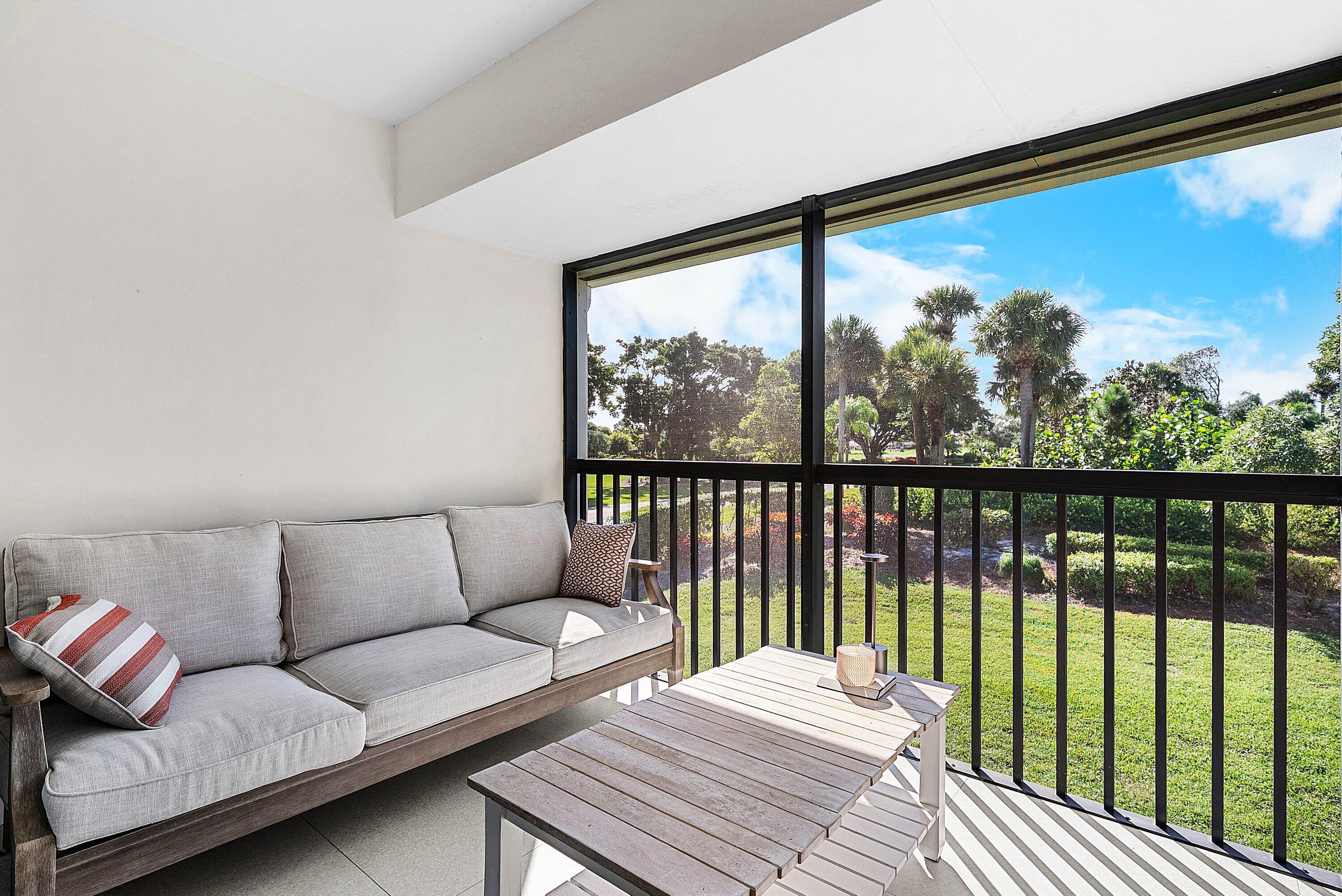 10301 Quail Covey Road, Unit HIBISCUS S Boynton Beach, FL 33436 - Photo 5 of 55 Screened Terrace