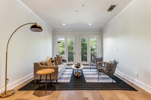 a outdoor space with furniture