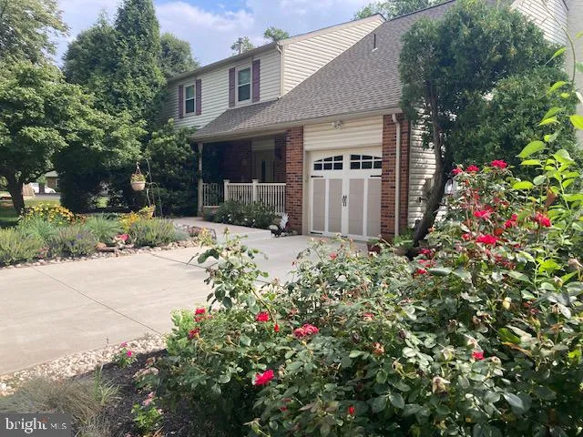 a flower plants in front of a house