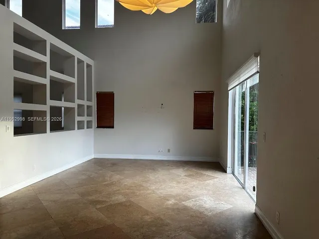 a room with a window