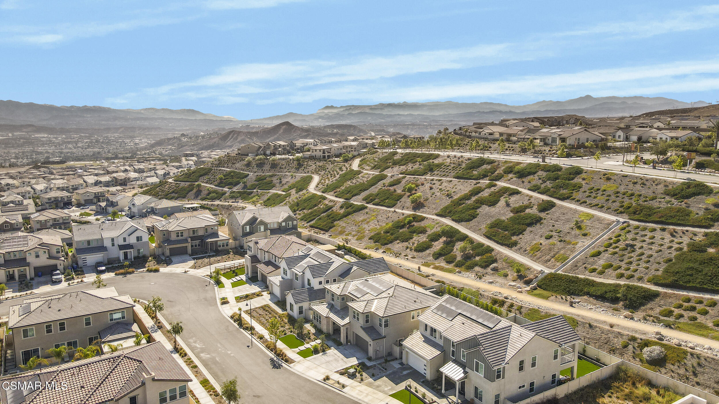 28665 Windbreak Trail Saugus, CA 91350 - Photo 36 of 56 an aerial view of residential building and street