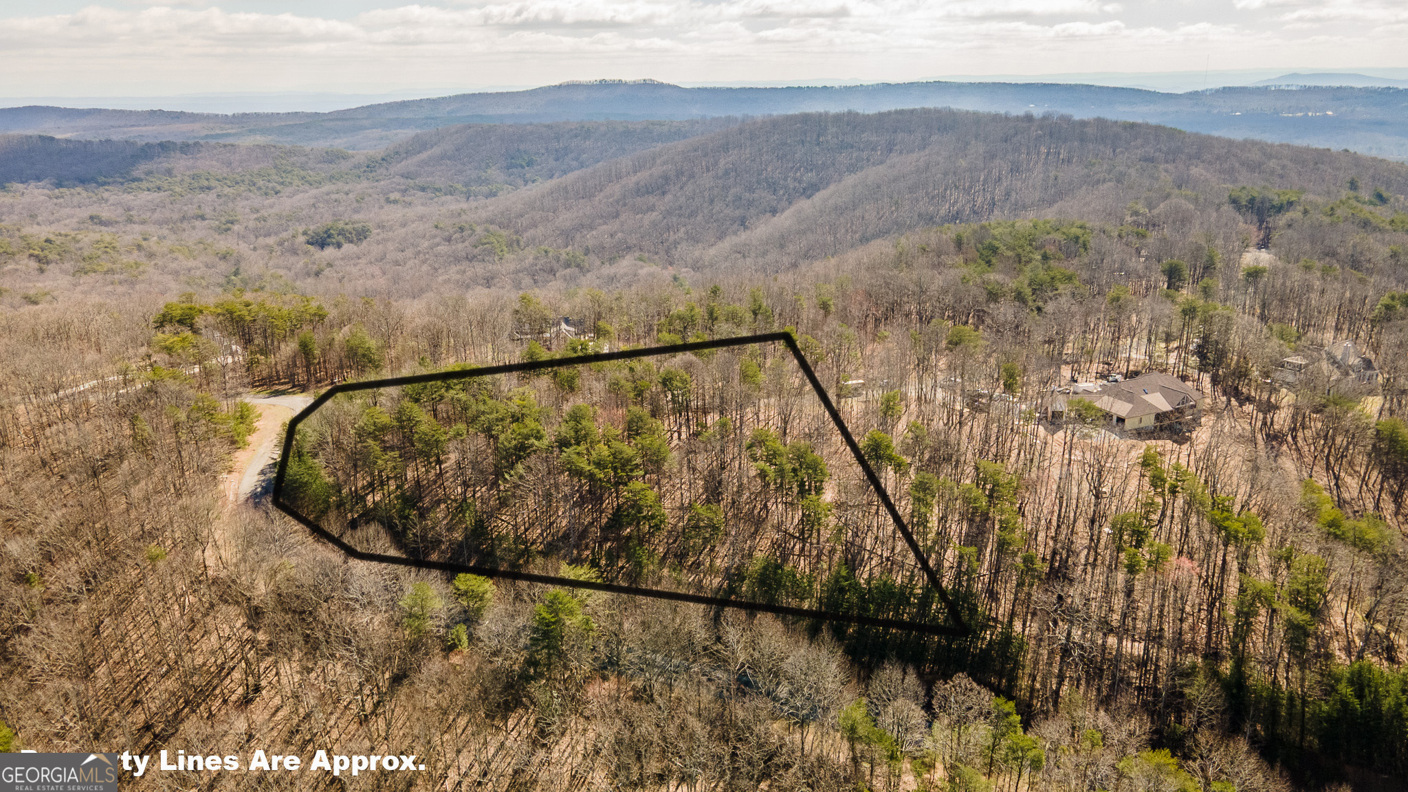 a view of mountain with sky view
