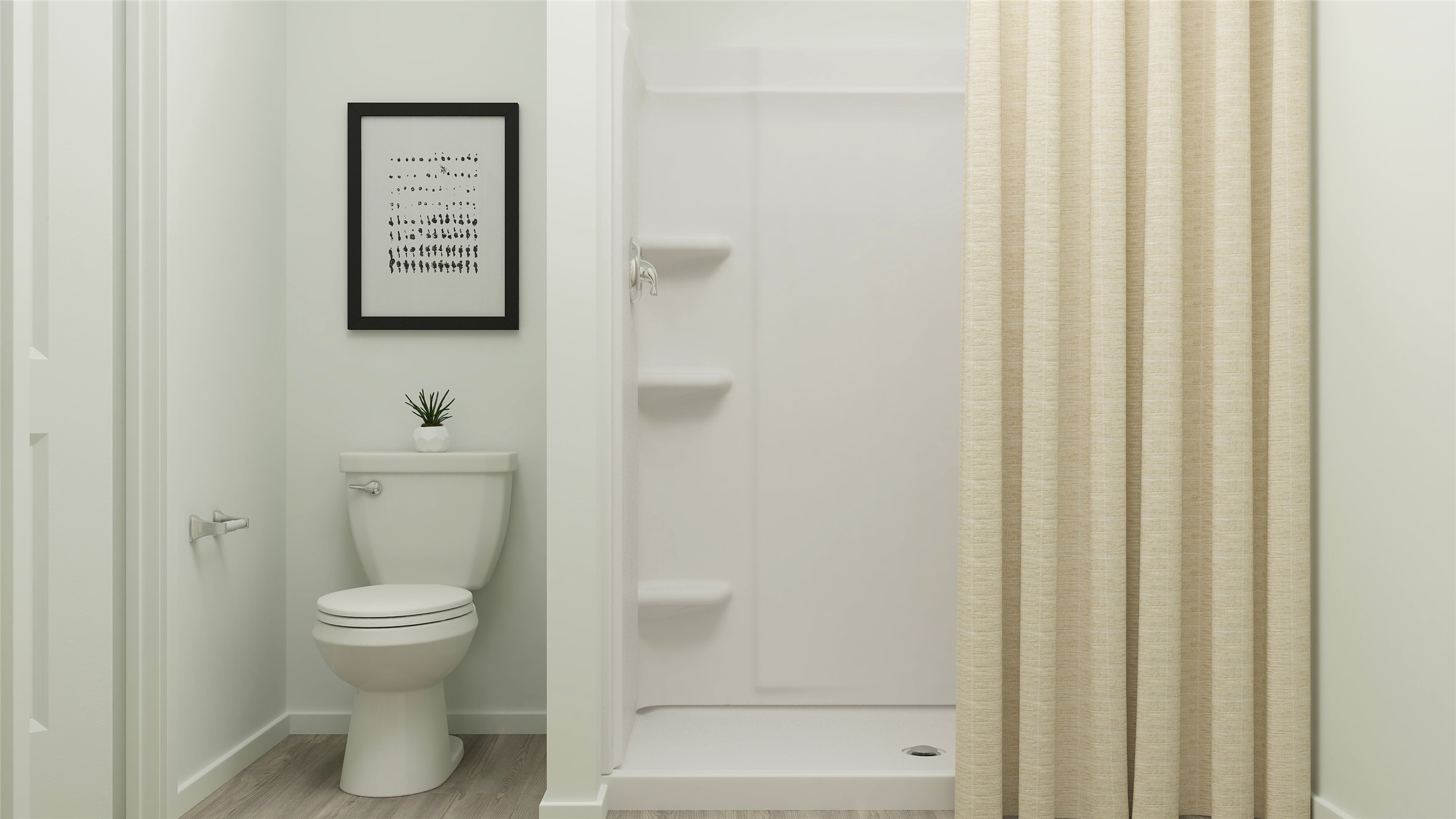 533 Jones Bch Lane Jarrell, TX 76537 - Photo 30 of 32 a bathroom with a toilet and a shower