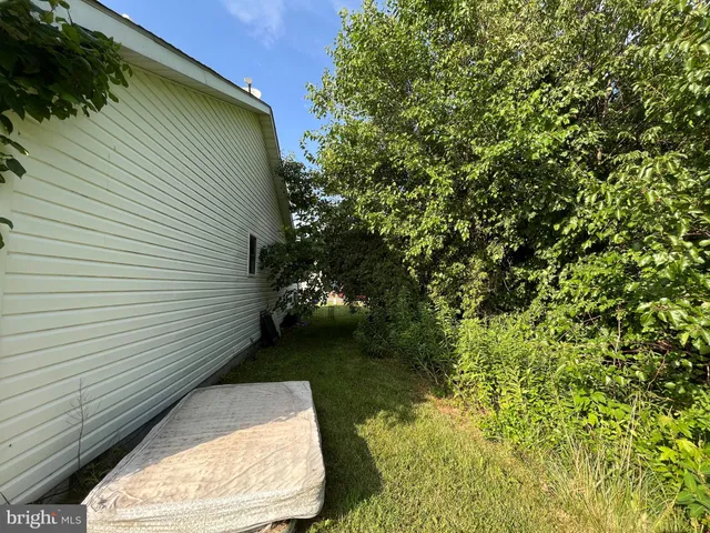 a backyard of a house