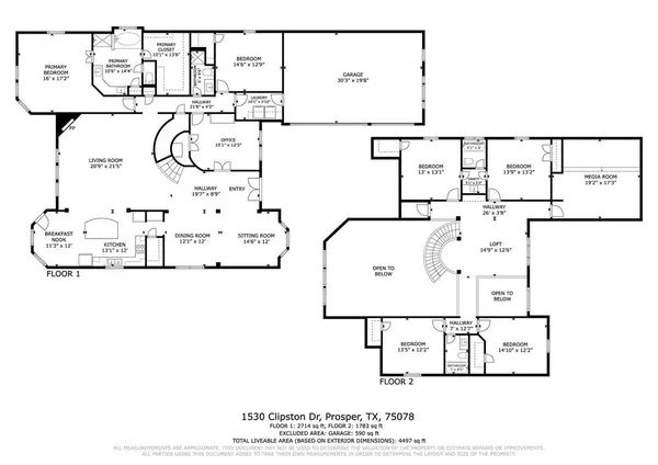 $949,999 | 1530 Clipston Drive, Prosper, TX 75078