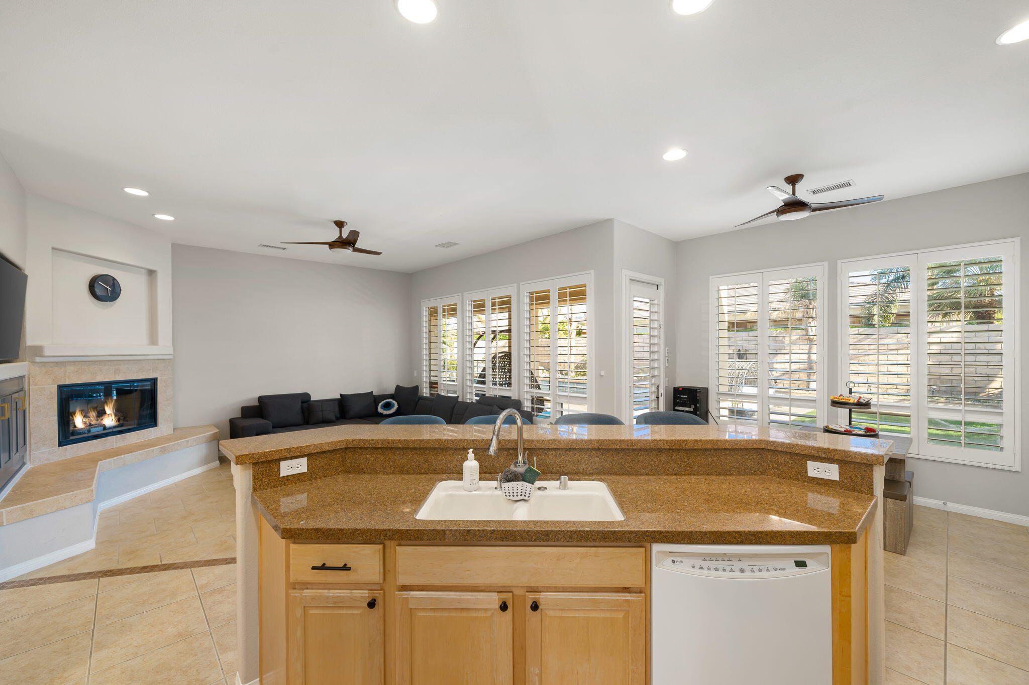68 Via Del Pienza Rancho Mirage, CA 92270 - Photo 26 of 38 a kitchen with sink stove and cabinets