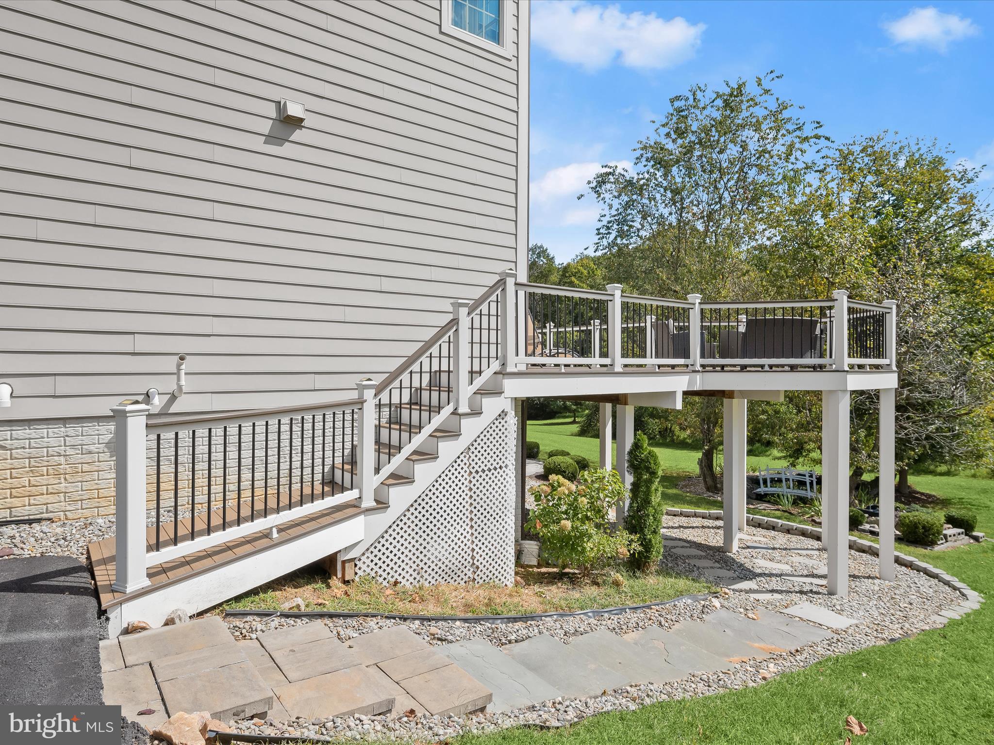 13030 Highgrove Road Highland, MD 20777 - Photo 110 of 127 Side Stair to Deck from Garage
