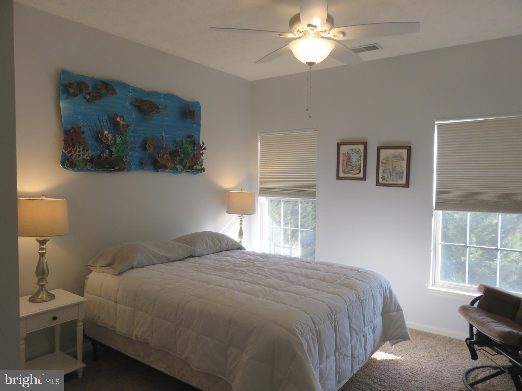 9615 Haven Farm Road, Unit L Perry Hall, MD 21128 - Photo 9 of 30 BEDROOM #2 WITH TWO WINDOWS/CEILING FAN