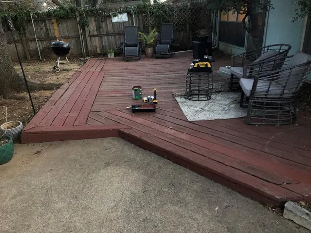 a view of a chairs and tables in the patio
