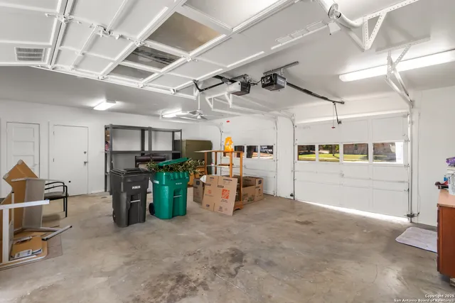 a view of a storage in a room