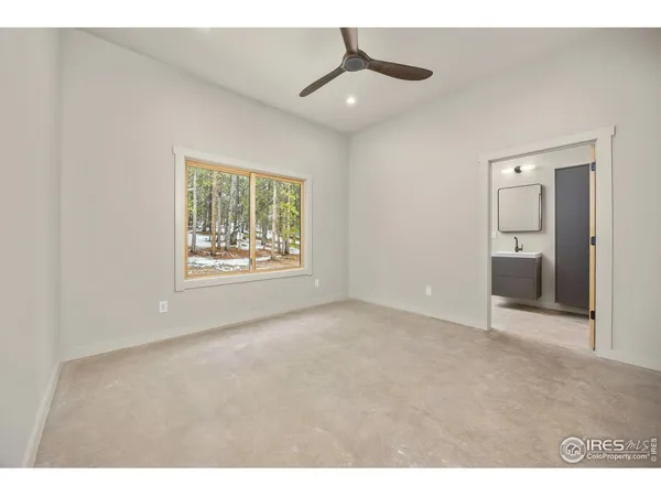 a view of an empty room