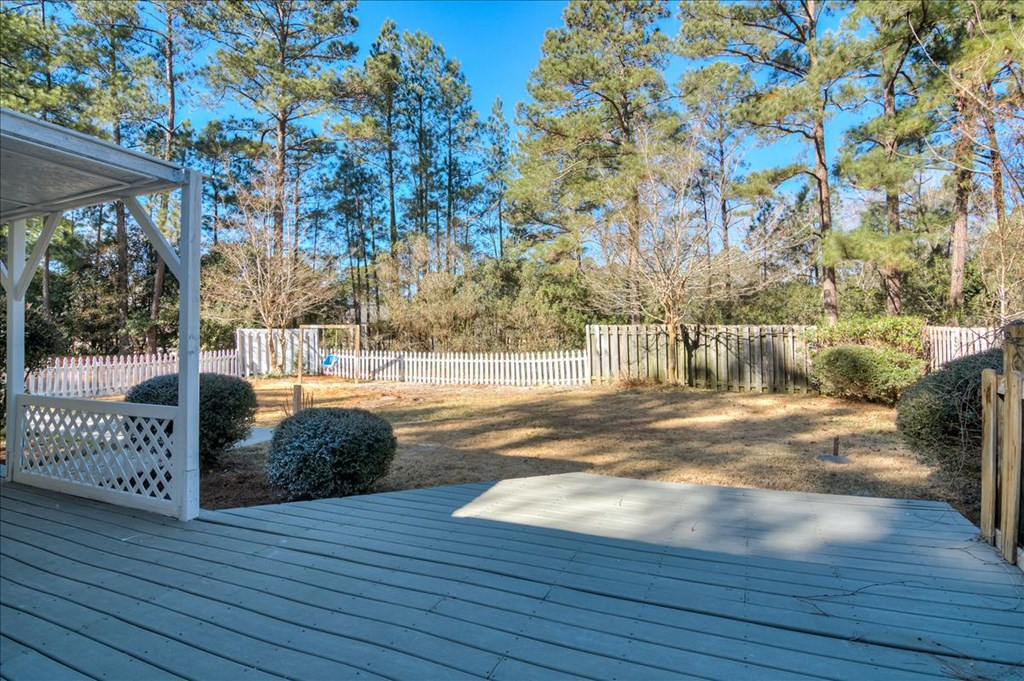 5209 Hereford Farm Road Evans, GA 30809 - Photo 24 of 31 Large deck overlooking backyard
