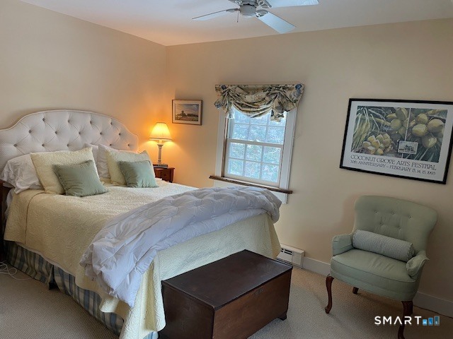 75 Lake Lillinonah Road North Bridgewater, CT 06752 - Photo 13 of 18 a bedroom with a bed and window