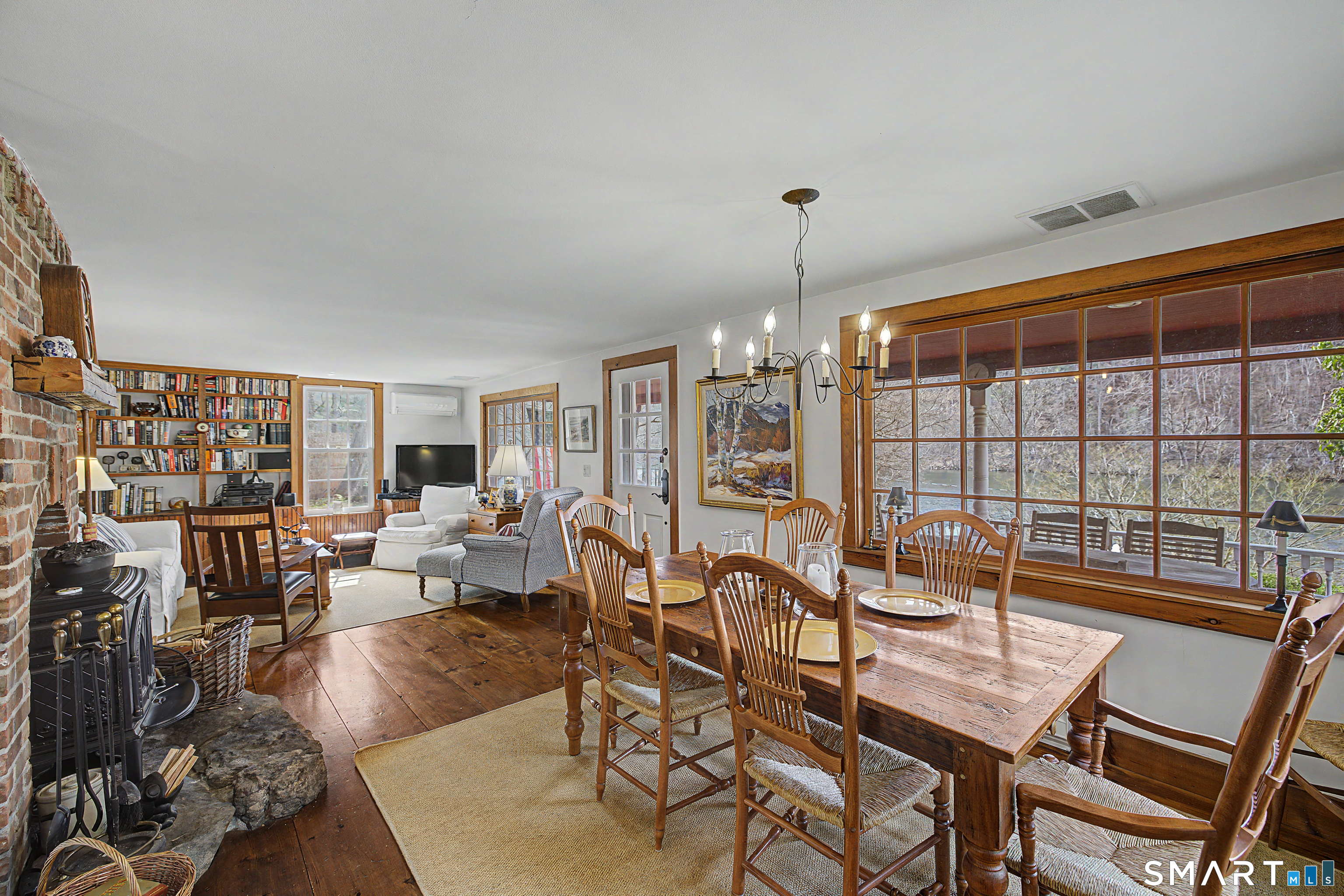 75 Lake Lillinonah Road North Bridgewater, CT 06752 - Photo 9 of 18 a living room with furniture and a large window