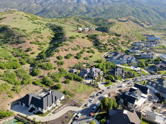 1319 Eastview Lane, Unit 214 Alpine, UT 84004 - Photo 4 of 8 Aerial overview of property's location with a mountainous background and nearby suburban area